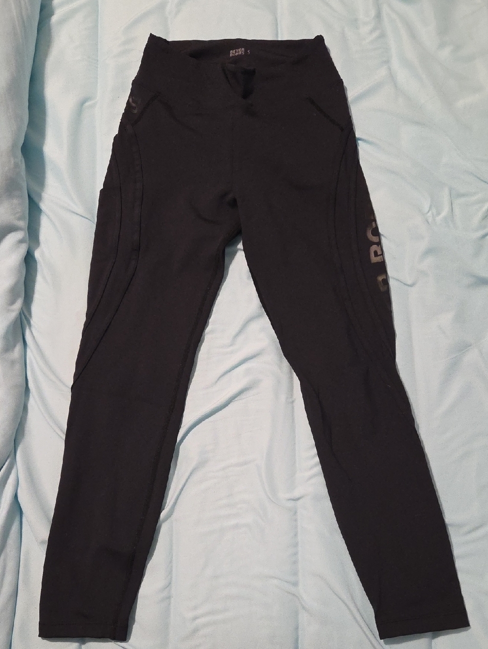 BETTER BODIES Black Pocket Athletic Leggings